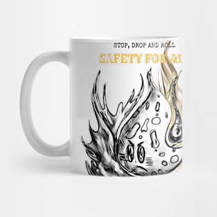 Halloween Angry fireball lava monster gaming orc goblin Mug